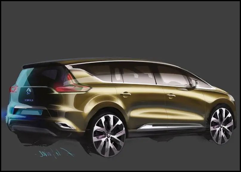 2020 Renault Espace 7 Seater Van Concept
