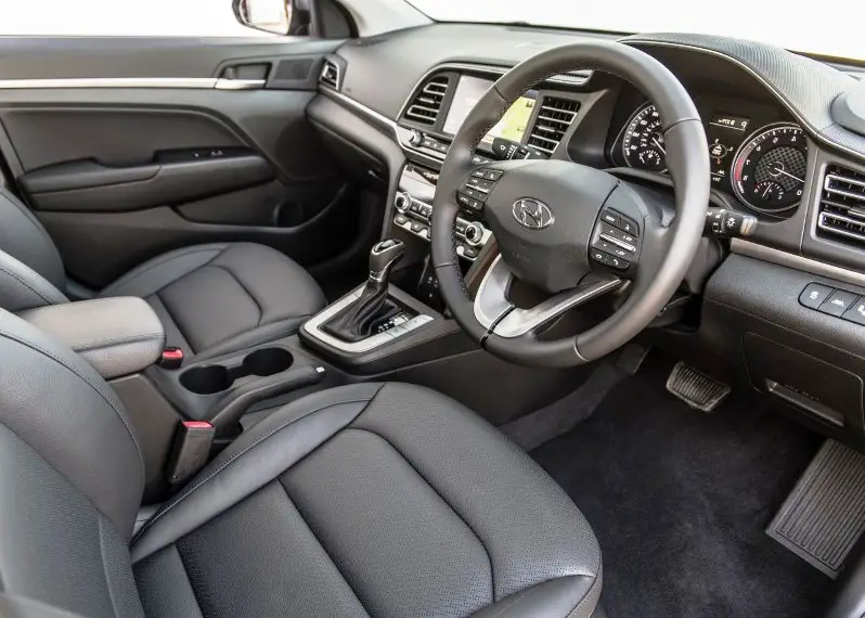 2020 Hyundai Elantra Interior Safe Exit Assist System Review