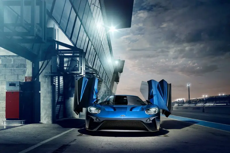 2020 Ford GT Blue Colors