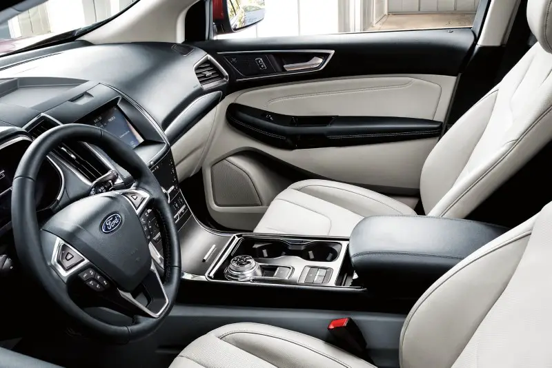 2020 Ford Edge Interior Leather Beach Color