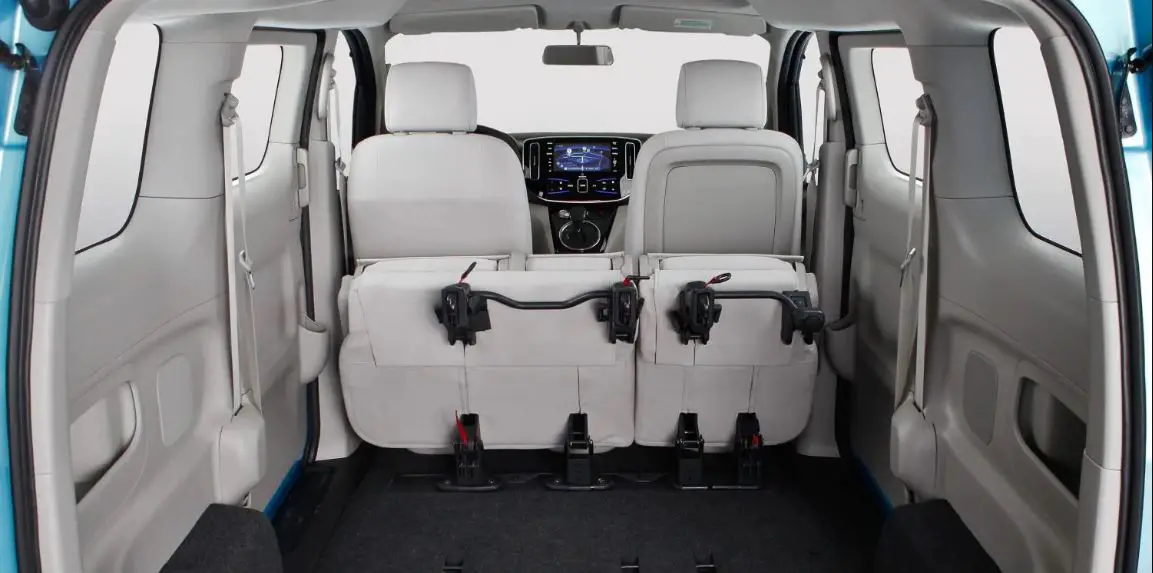 2020 Nissan E-NV200 Trunk Capacity