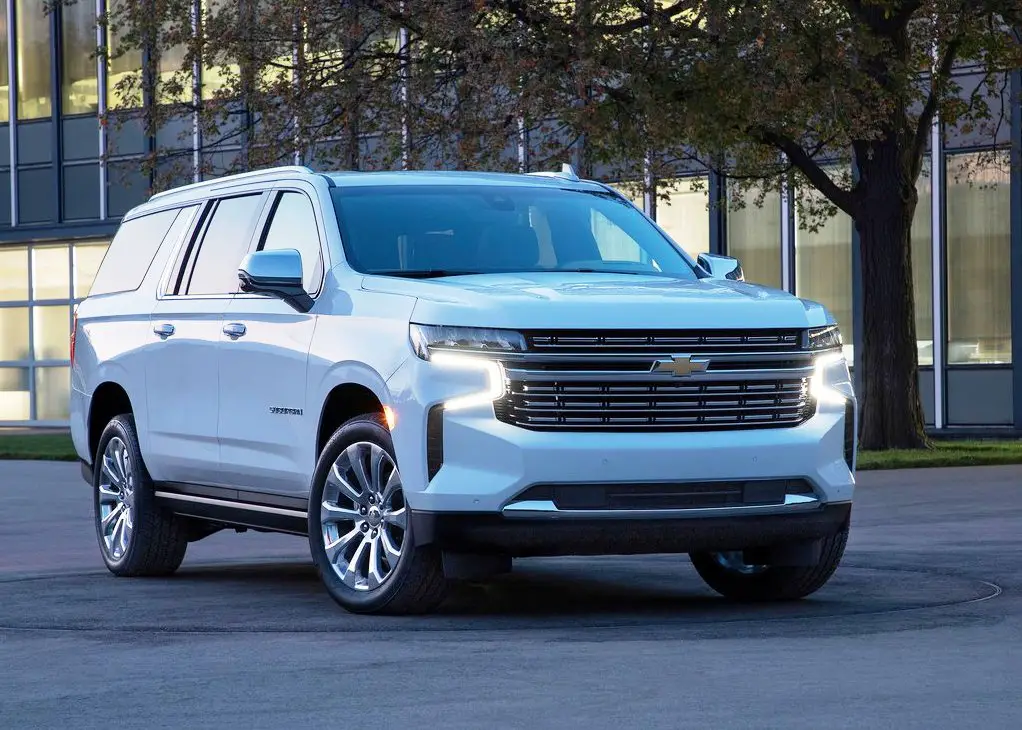 2021 Chevy Suburban SUV Redesign Exterior with New LED Headlamps
