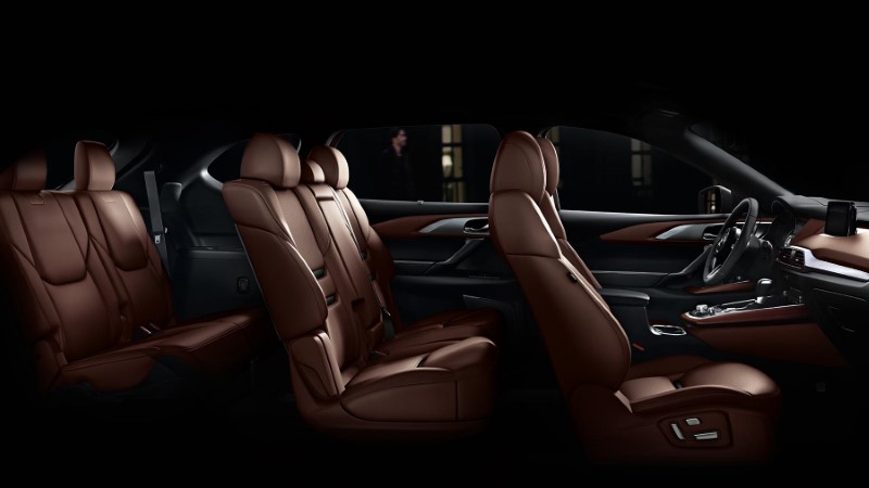 2021 Mazda CX-9 7 Seater Interior With Leather Interior