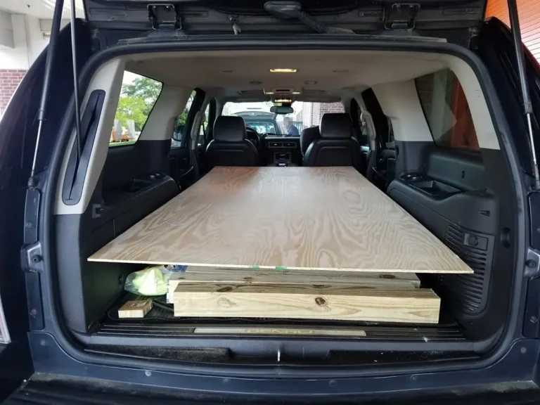 Plywood Sheet 4x8 inches fit inside chevrolet Tahoe SUV