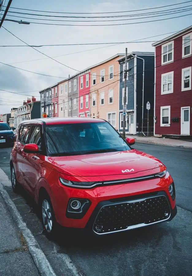 Red Kia Soul