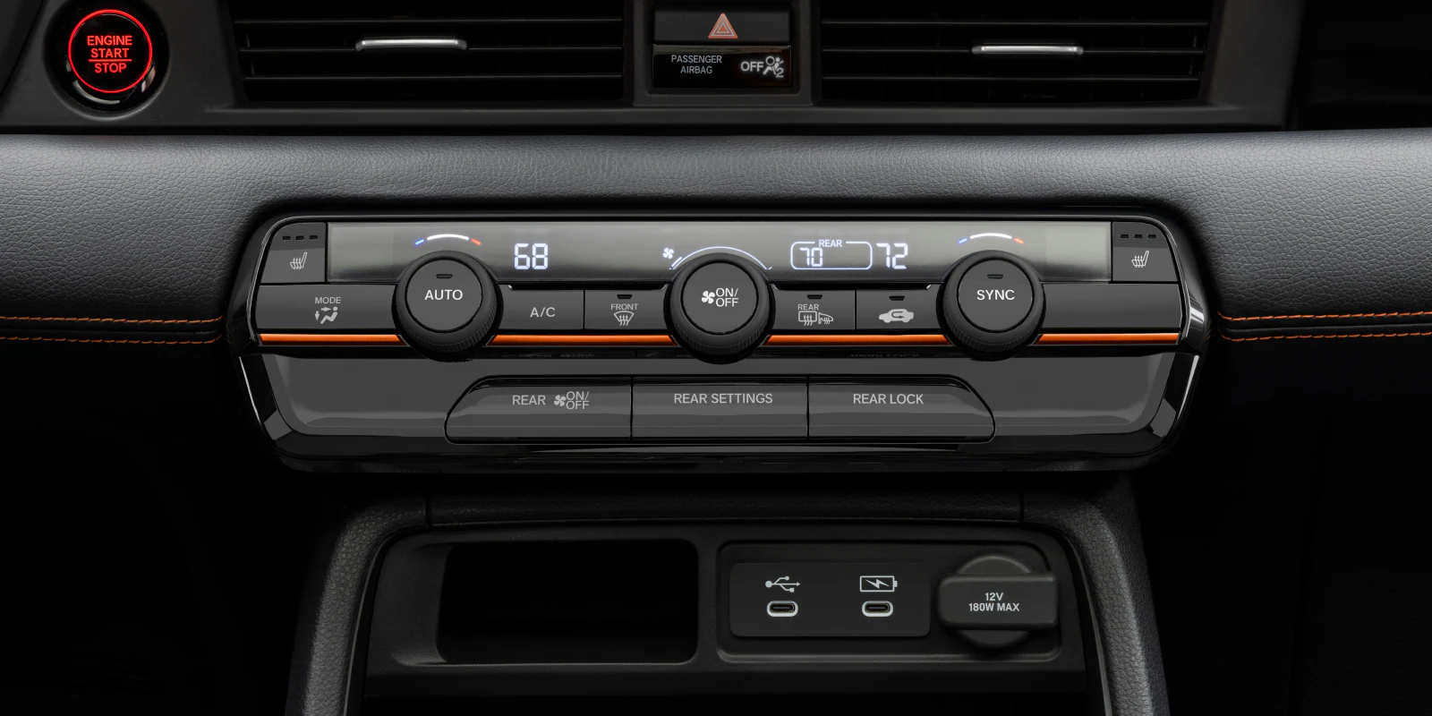 Honda Pilot 2026 Button Dashboard