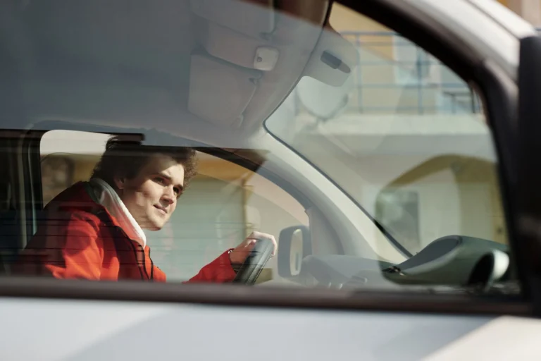 Young Male Drive Alone